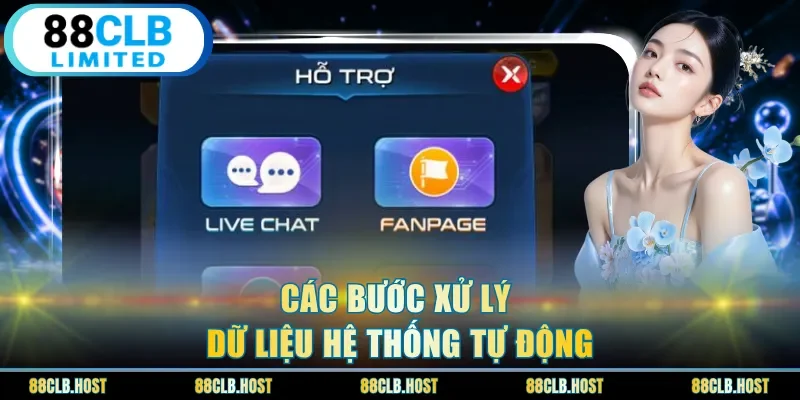 Các bước xử lý dữ liệu hệ thống tự động