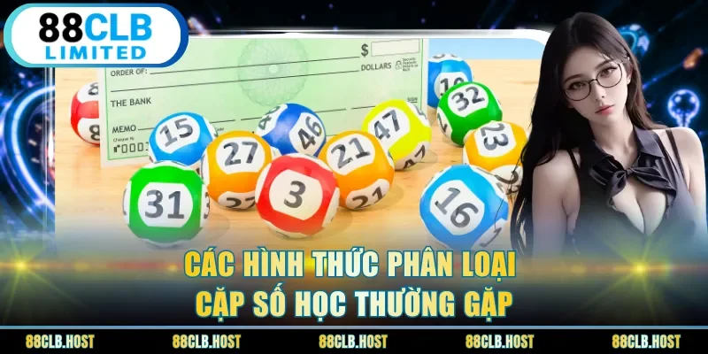 Các hình thức phân loại cặp số học thường gặp