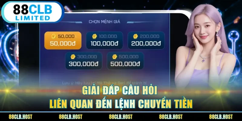 Giải đáp câu hỏi liên quan đến lệnh chuyển tiền