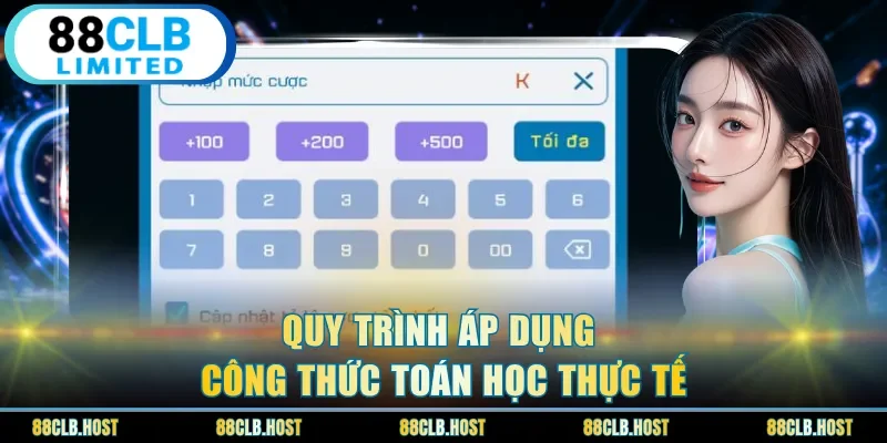Quy trình áp dụng công thức toán học thực tế