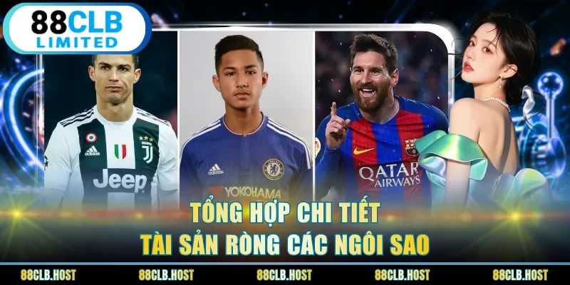 Tổng hợp chi tiết tài sản ròng các ngôi sao